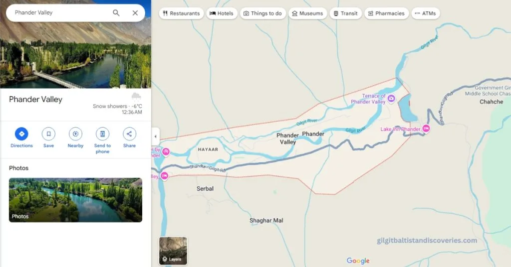 Phander Valley Location