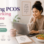 Managing PCOS While Working From Home The Complete Guide to Health, Productivity & Hormonal Balance (With App Review)
