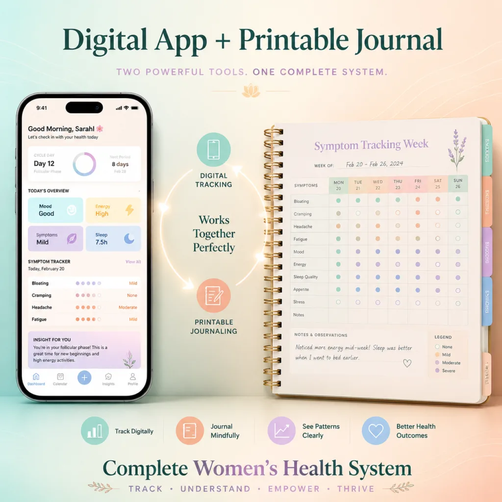 cycle tracker printable journal