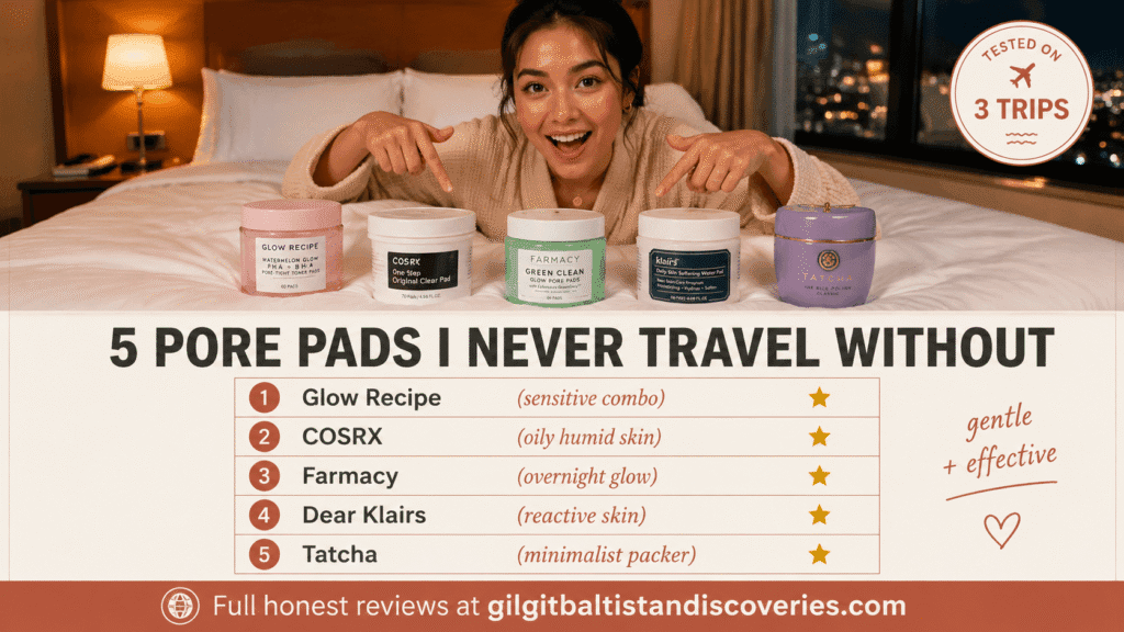 5 PORE PADS
