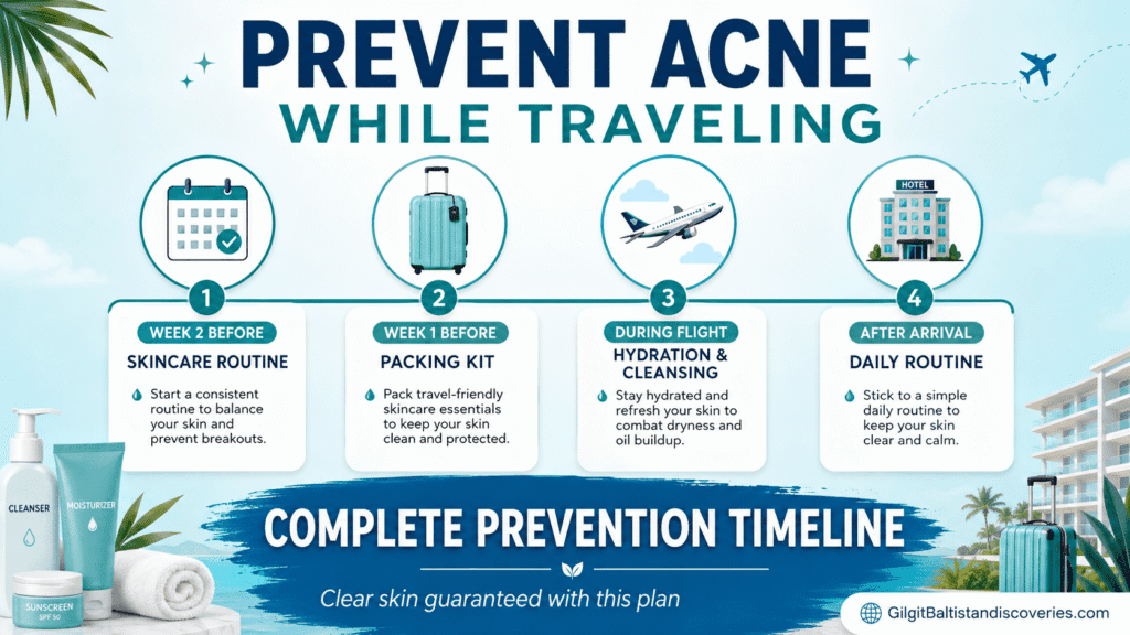 Best Travel Skincare Products to Prevent Acne Breakouts Timeline
