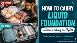 How to Carry Liquid Foundation on a 14-Hour Flight Without Leaking: The Complete Travel Guide