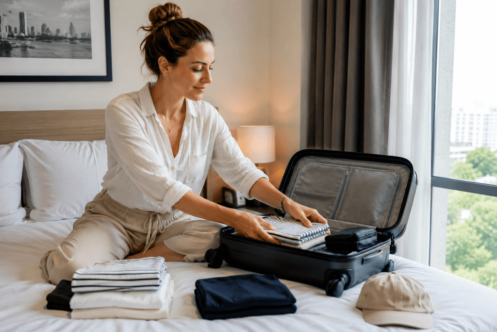 lightweight carry-on suitcase for tropical travel
