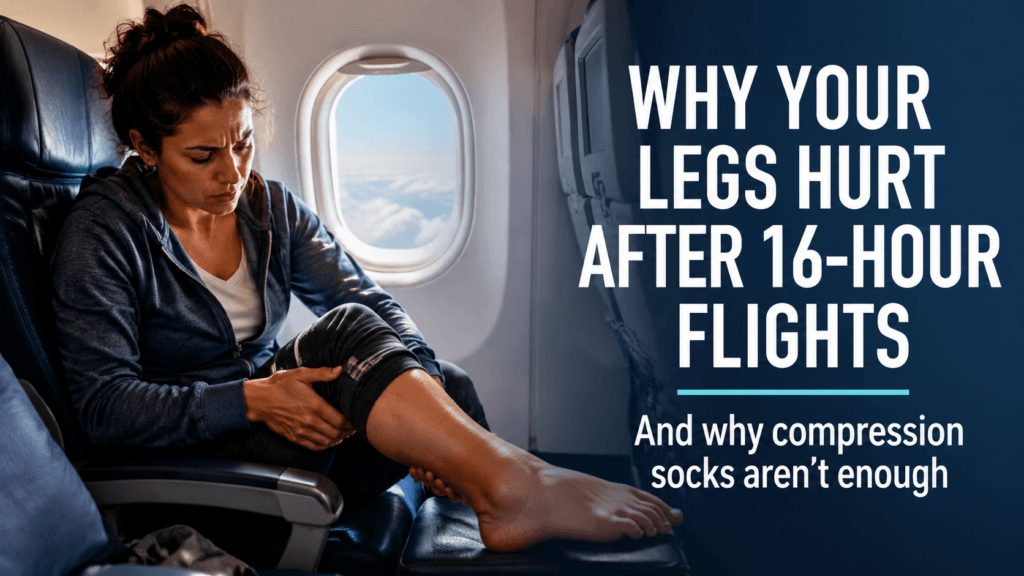 WHY YOUR LEGS HURT AFTER 16-HOUR FLIGHTS