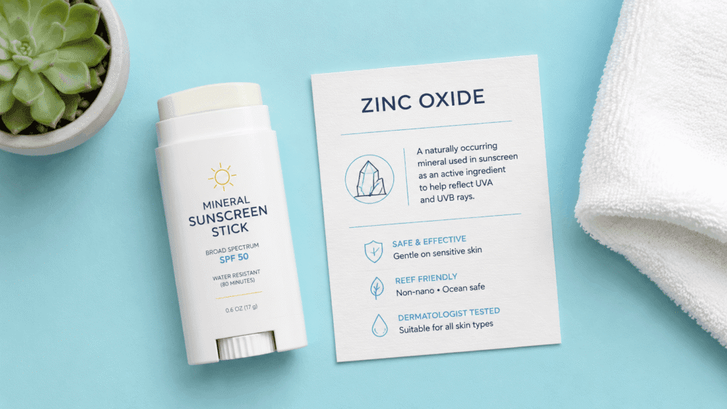 zinc oxide sunscreen for kids
