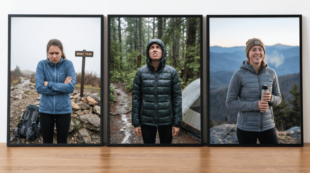 traveler testing comparing 8 different lightweight packable jackets on real trips