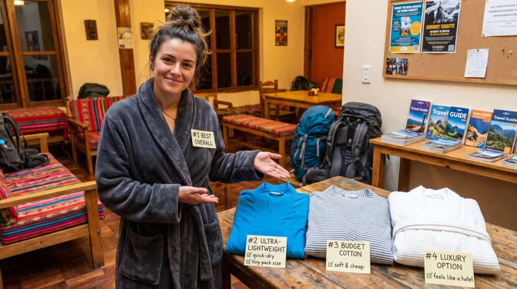 backpacker ranking best lightweight travel robes by comfort durability and packability