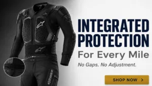 Featured image showing motorcycle touring suit options for protection and comfort comparison