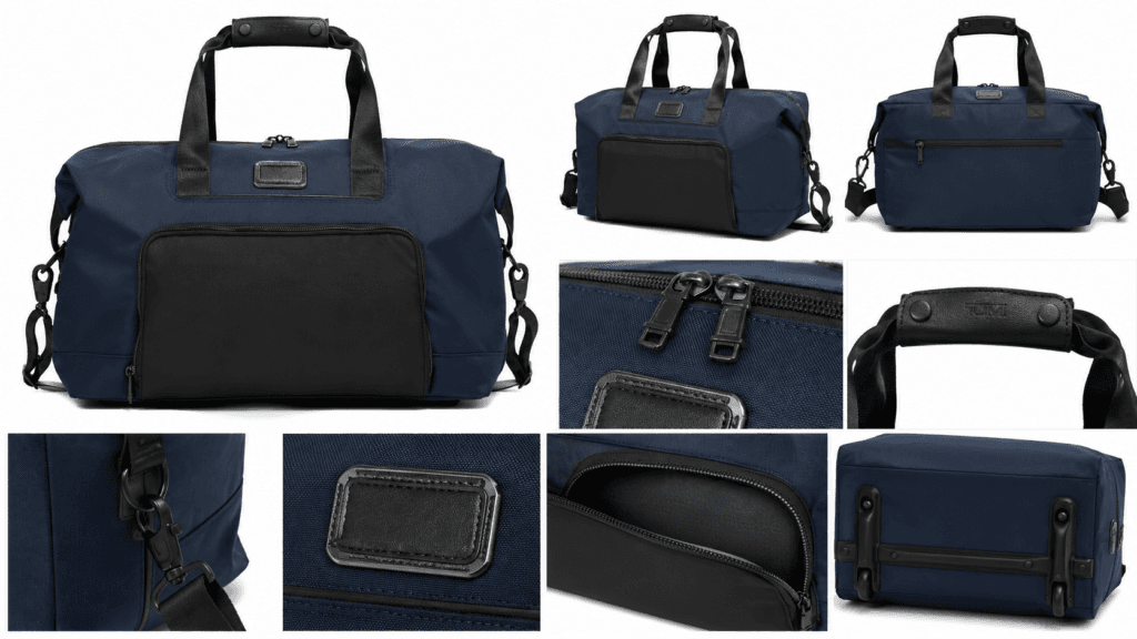 Tumi trolley bag lightweight luggage showing premium construction and professional design