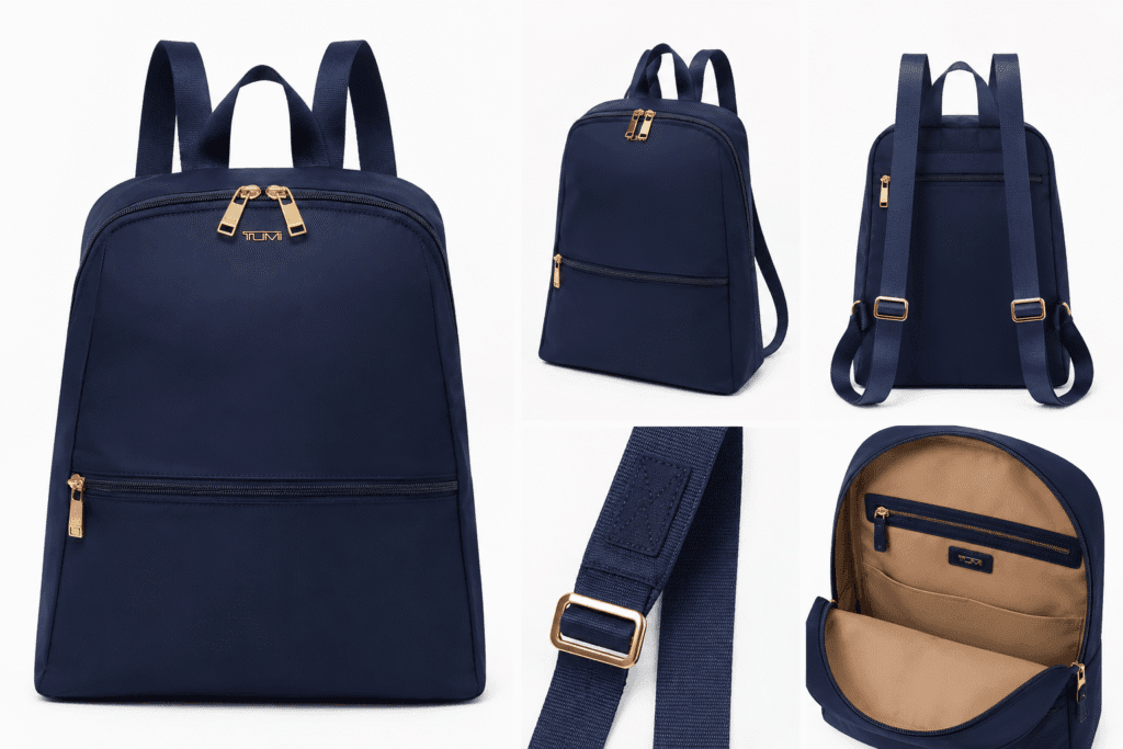 Tumi Voyageur professional crossbody bag showing business travel design and construction quality