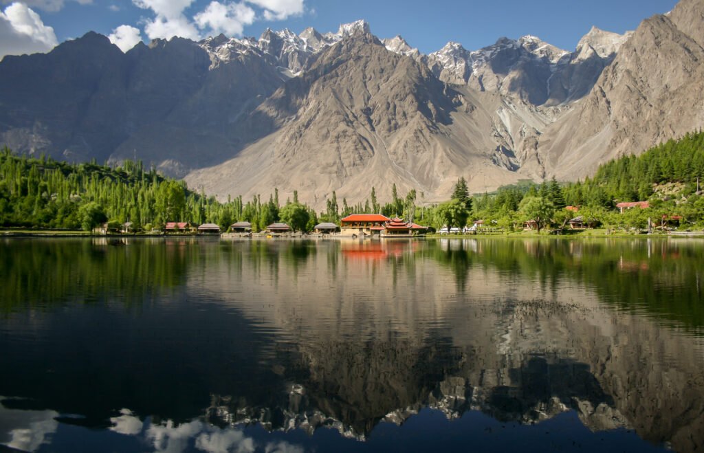 Shangrila Resort beside Lower Kachura Lake near Skardu