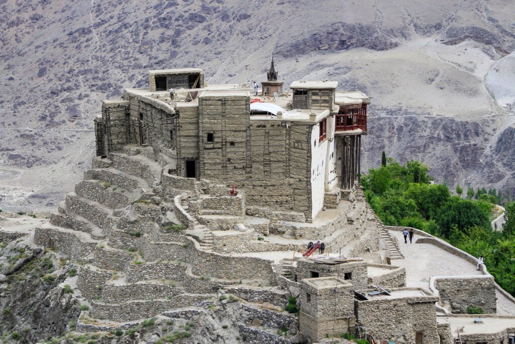 Baltit Fort above Karimabad in Hunza Valley, Gilgit-Baltistan