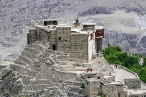 Baltit Fort above Karimabad in Hunza Valley, Gilgit-Baltistan