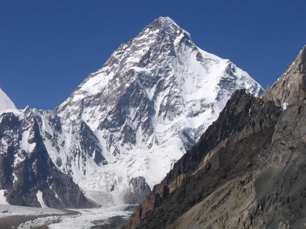 K2, the second-highest mountain in the world, in the Karakoram
