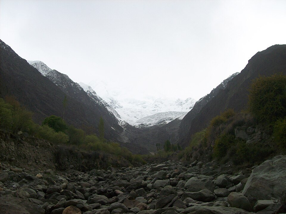 Rakaposhi (7,788 m) above the Nagar Valley