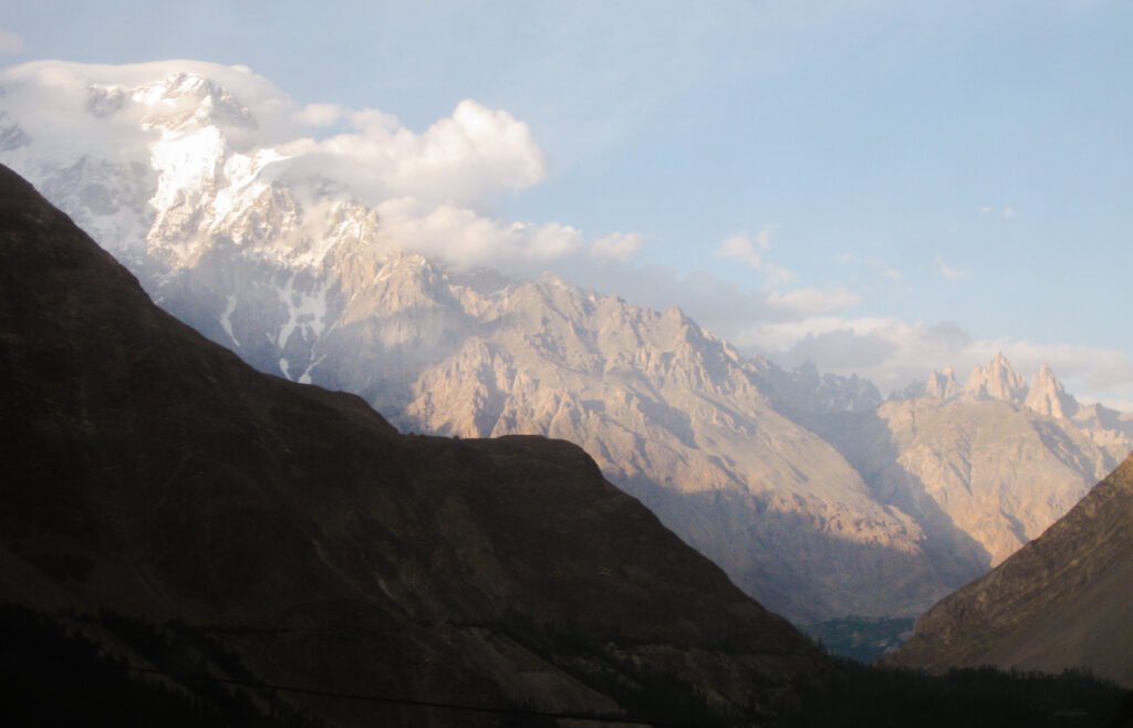 Ultar Sar near Karimabad, Hunza, beneath a clear sky